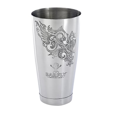 Mercer Culinary M37008MER Barfly 28 Ounce Etched Shaker / Tin