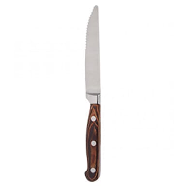 Chef & Sommelier FJ611 Regal Brown 9-3/8" Steak Knife - Dozen