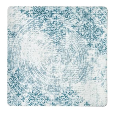 Schonwald 9131524-63073 Shabby Chic Blue 9.5" Square Plate - 6 / CS