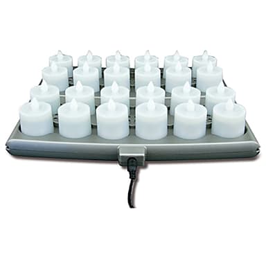 Hollowick HFRP24-CL Platinum Plus Rechargeable Candle