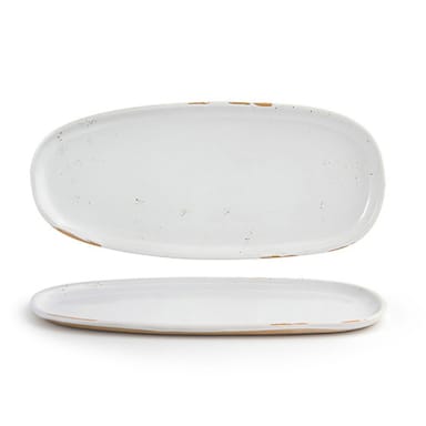 FOH DSP037BEP23 Artefact Ash 11 x 5" Plate