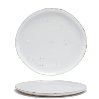 FOH DDP068BEP21 Artefact Ash 11" Round Plate - 4 / CS