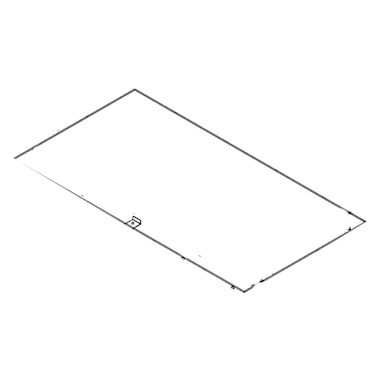 A.J. Antunes 0900382  Top Glass Assembly for DCH-220SQ