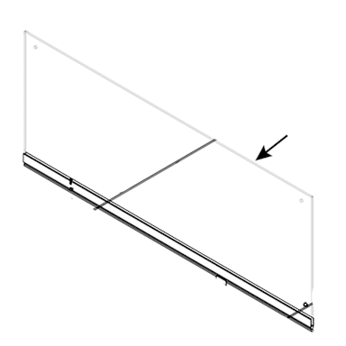 A.J. Antunes 0013155 Front Glass Assembly for DCH-320SQ