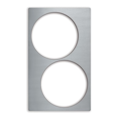 Vollrath 8242514 Miramar S/S Template with Plain Edge