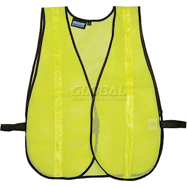 Global Industrial Equipment B554104 Lime Green Safety Vest