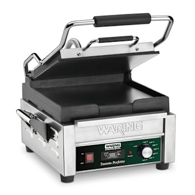Waring WFG150T Tostato Perfetto 120V Italian-Style Flat Grill w/ Timer