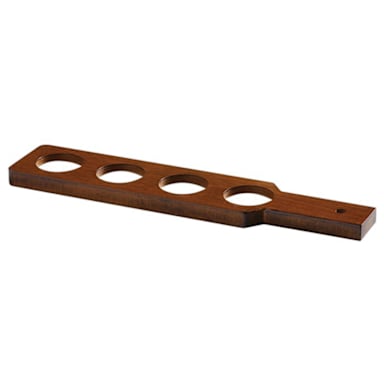 Arcoroc FK856 Hollow 4-Well 16 x 3.25" Beer Tasting Paddle