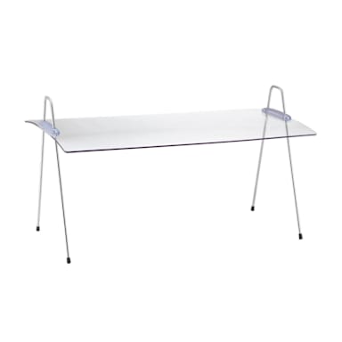 G.E.T. EB702E Acrylic Sneeze Guard with Support Legs