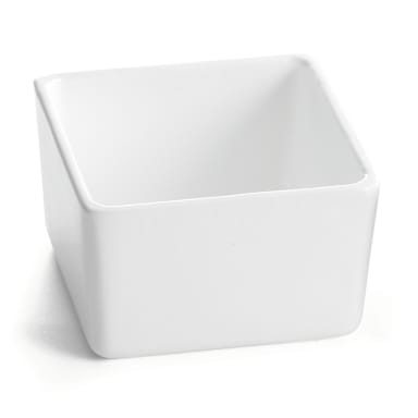 Professional Bakeware CW4024W White 1 Quart Cast Aluminum Square Bowl