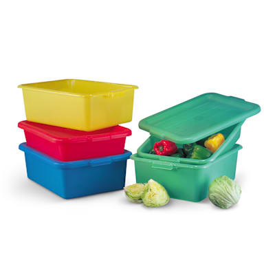 Traex® 1501-C08 Yellow 5" Deep Lug Set with Lid and Drain