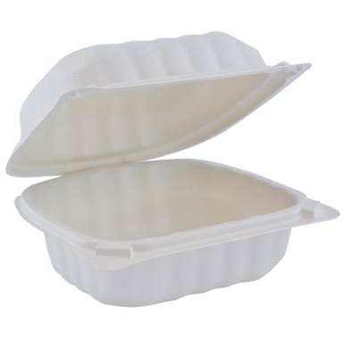 Pactiv YCN806000000 Earth Choice Plypro 6" x 6" Container