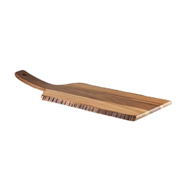 Steelite 6525TW305 Rustic 16 x 6.5" Acacia Serving Board - 6 / CS