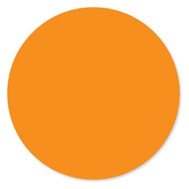 Day Mark Safety Systems IT112257 Solid Orange 3" Round Label Roll