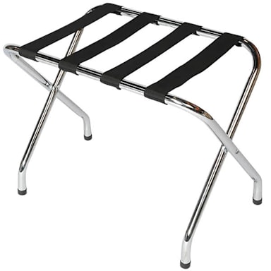 Central Specialties 155C-BL Chrome 26 x 16.5 x 20" Luggage Rack