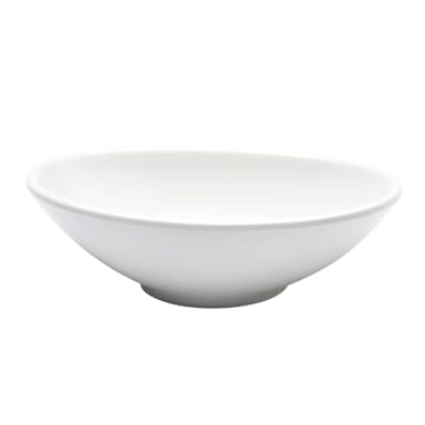 Elite Global Solutions M85-NW White 8 x 5 x 2.25 Display Bowl - 6 / CS