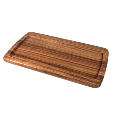 On The Table 122 Acacia Wood 14 x 8" Medium Plate