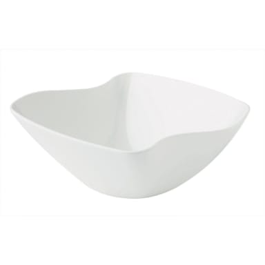 G.E.T. ML-235-W San Michele White Melamine 10.8 Qt. Deep Bowl - 3 / CS