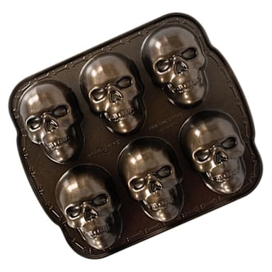 Nordic Ware - Food Service 89448 Haunted Skull Cakelet Pan - 3 / CS