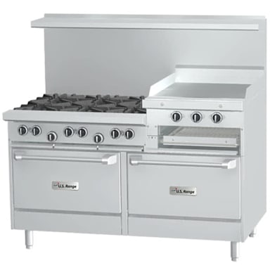 Garland U.S. Range X60-6R24RR Sunfire Natural Gas 6-Burner 60 In Range