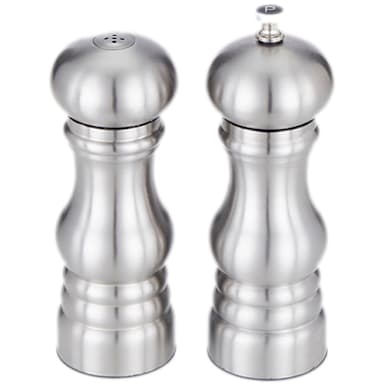 American Metalcraft PMSS62 S/S 6" Salt and Pepper Mill Set