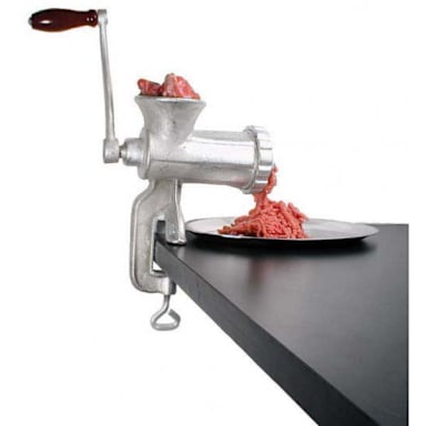 Adcraft 10HC Clamp Style Manual Meat Grinder