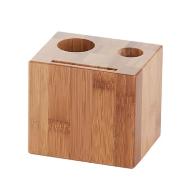American Metalcraft WBB Bamboo 3.5 x 2.75" Check Presenter