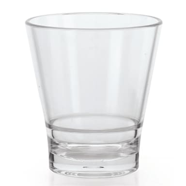 G.E.T. S-9-CL Revo SAN Plastic Clear 9 Oz. Rocks Glass