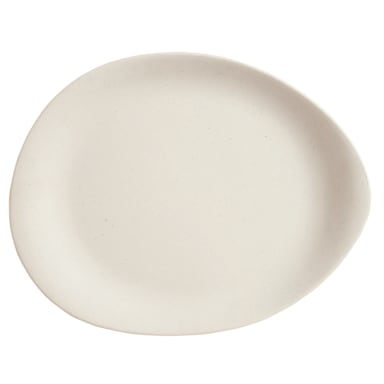 Libbey - Formerly World Tableware DRI-15-DME Driftstone Melamine Platter - 6 / CS