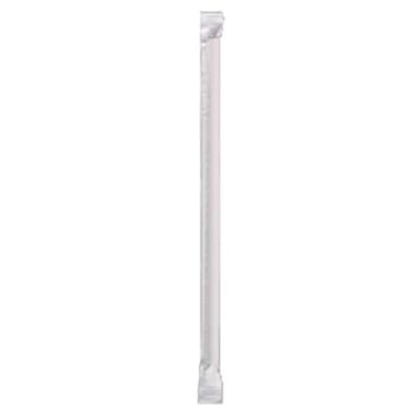 Darling Foodservice White 10.25 In. Paper Straw