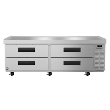 Hoshizaki CR72A S/S 2-Door 17.26 Cubic Ft. Refrigerator / Prep Table