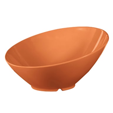 G.E.T. B-792-PK Diamond Harvest Pumpkin 24 Oz. Cascading Bowl