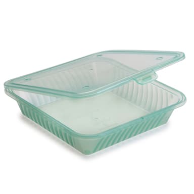 G.E.T. EC-17-JA Eco-Takeouts Jade Single Entree Food Container - Dozen