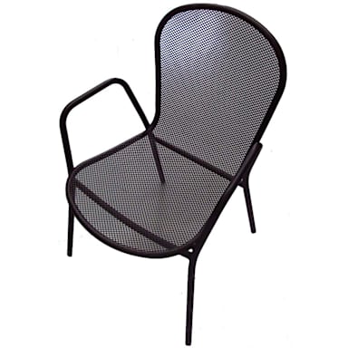 Plantation Prestige 2041100-0450 Rockport Charcoal Dining Arm Chair