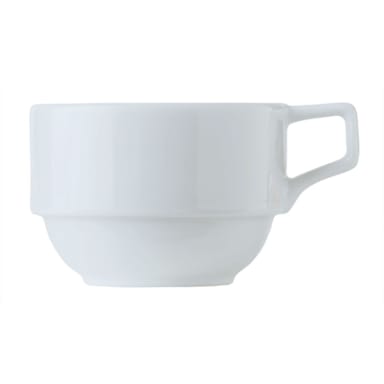 Libbey - Formerly World Tableware 1502-30220 Empire White 8.25 Oz Stacking Cup