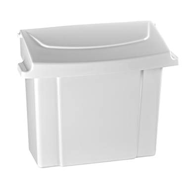 Alpine Industries 451-WHI White Sanitary Napkin Receptacle