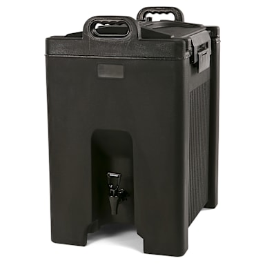 Carlisle XT1000003 Cateraide Black 10 Gallon Wide Beverage Server