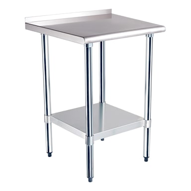 Darling Foodservice 24 x 24" Work Table w/ Backsplash