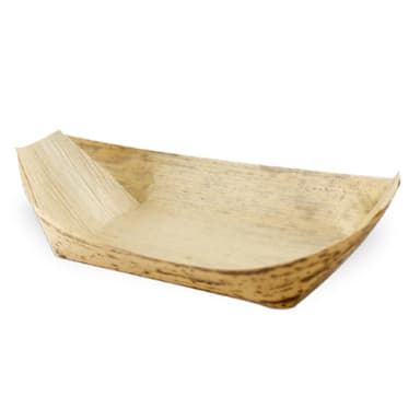 PackNWood 210BJQ17 7.2 x 3.5" Bamboo Leaf Boat