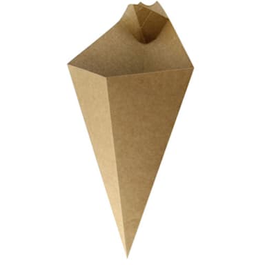 PackNWood 210CONFR2KR Kraft Paper 8 Ounce Cone with Cup
