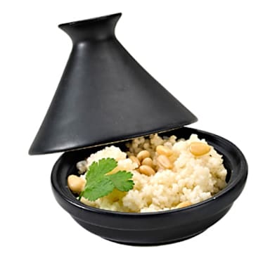 PackNWood 210MBPTAJN Black 3.1" Mini Porcelain Tajine