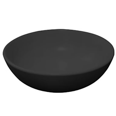 Vertex China E-80-O Elements Onyx 24 Oz. Pasta / Salad Bowl