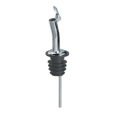 TableCraft 320C S/S Free Flow Pourer with Hinged Flip Cap