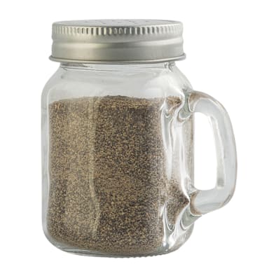 TableCraft H475S&P 4.75 Oz. Mason Glass Salt / Pepper Shaker