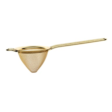 Mercer Culinary M37025GD Barfly 3.5" Gold Plated Fine Strainer