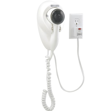 Hamilton Beach 8301 White 2-Speed 1500W Hair Dryer with Nightlight