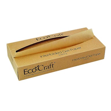 Bagcraft Papercon 16015 Natural 15 x 10.75 Wax Deli Paper