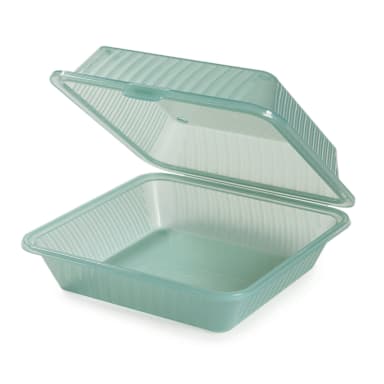 G.E.T. EC-10-1-JA Eco-Takeouts Jade Single Entree Container - Dozen