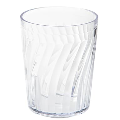 G.E.T. 2206-1-CL Tahiti Clear SAN Plastic 6 Oz. Tumbler - Dozen