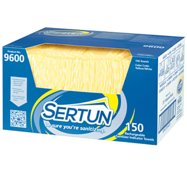 Ecolab 61113-00-00 Sertun Sanitizer Indicator Towels